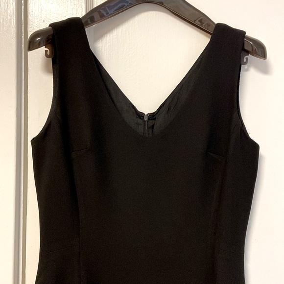 Sandra Angelozzi Crepe Sheath Dress - Black - Size 34 - Picture 2 of 4